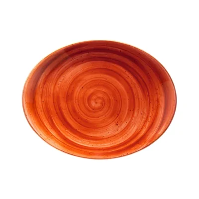 BONNA Terracotta Tallrik Oval 31x24cm