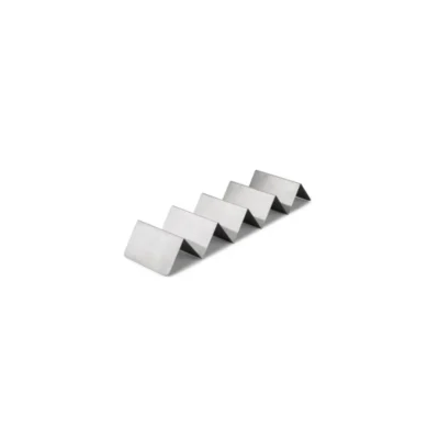 Tacoställ rostfri 4-5 fack 360mm x 100mm, h 50mm FRANKHUGO