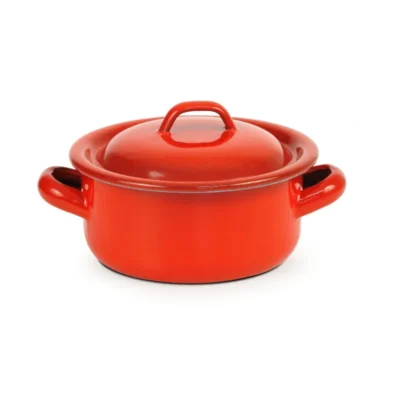 Gryta mini emaljerat stål D100mm H60mm FRANKHUGO