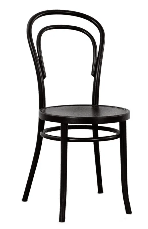 Stol Thonet svart träsits - Bild 5