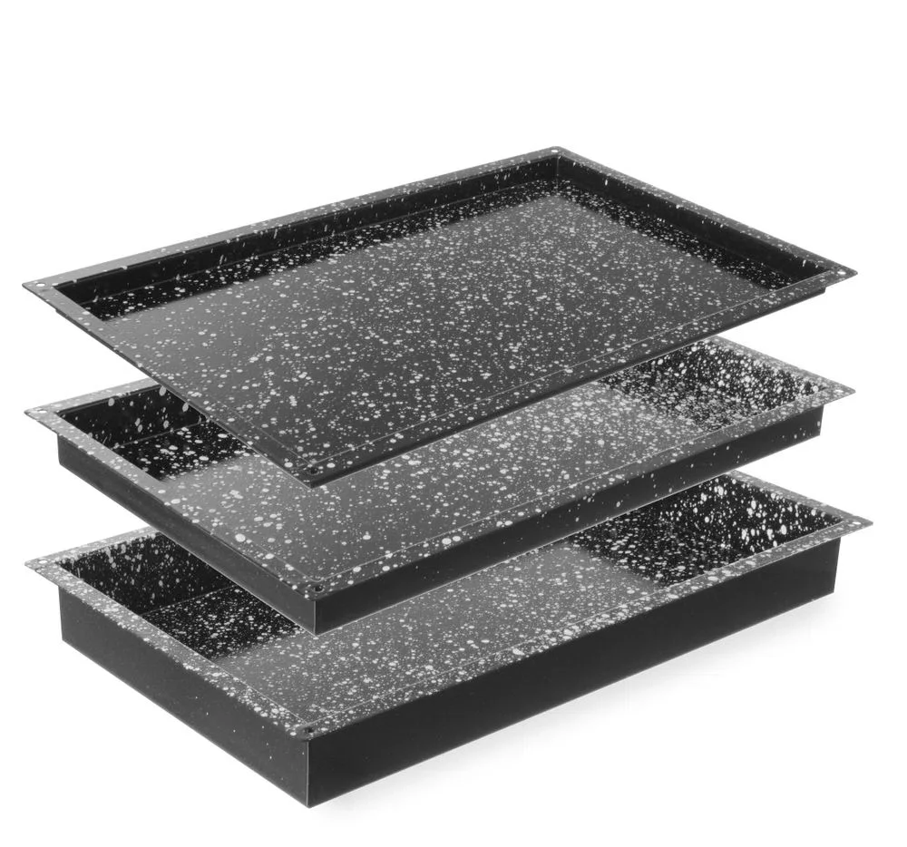 Ugnsform GN 1/1 CONVECTOMAT CLASSIC, HENDI, svart, 530x325x(H)80 mm - Bild 2