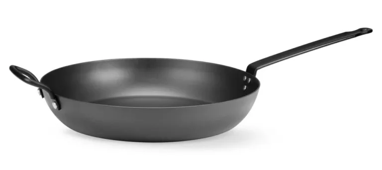 Stekpanna i kolstål, HENDI, Ø327x593 mm