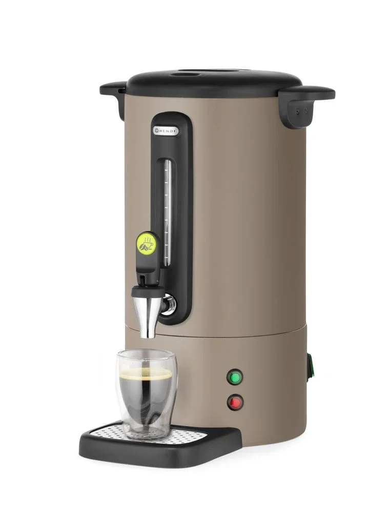 Perkolator UNIQ, HENDI, designad av Robert Bronwasser, 7 l, taupe, 220-240V/1050W, 307x330x(H)450 mm