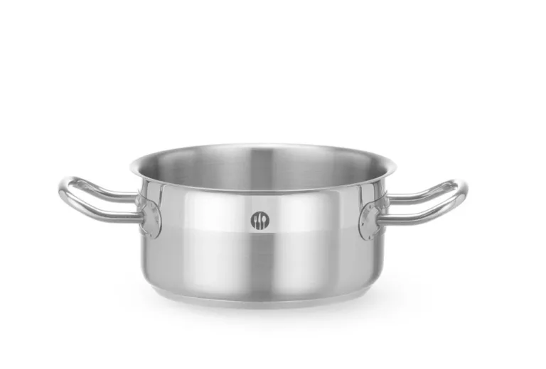 Låg gryta utan lock, HENDI Profi Line, 1,5L, Ø160x(H)75 mm, rund