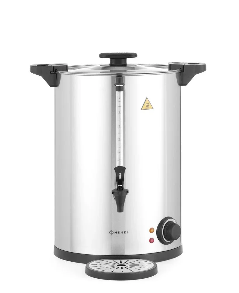 Varmdrycksdispenser dubbelväggad, HENDI, ca 120 koppar på 37 min, 17 l, 220–240 V / 2500 W, 415 x 382 x 480 mm