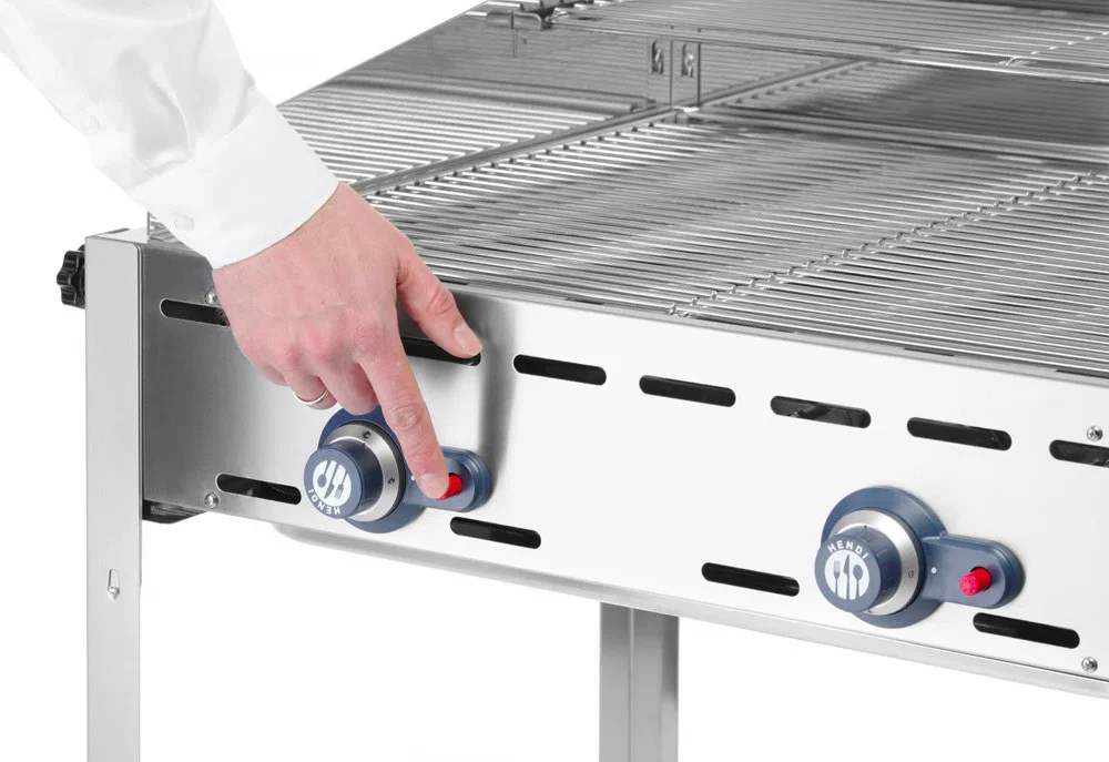 Hendi Gasgrill med 2 brännare – Green fire - Bild 12