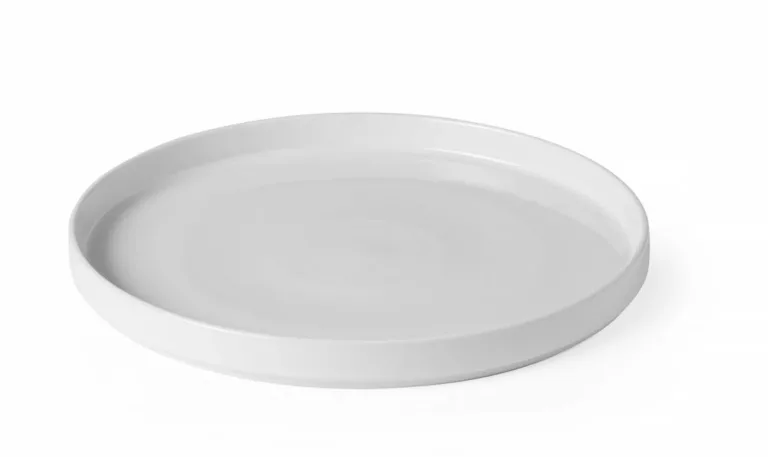 Tallrik med hög kant Oslo, HENDI, Vit, Ø280x(H)28 mm