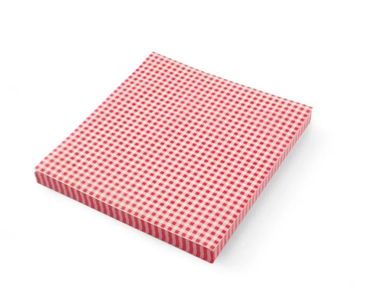 Wrappapper, HENDI, rutig, 500 st, 200x250 mm