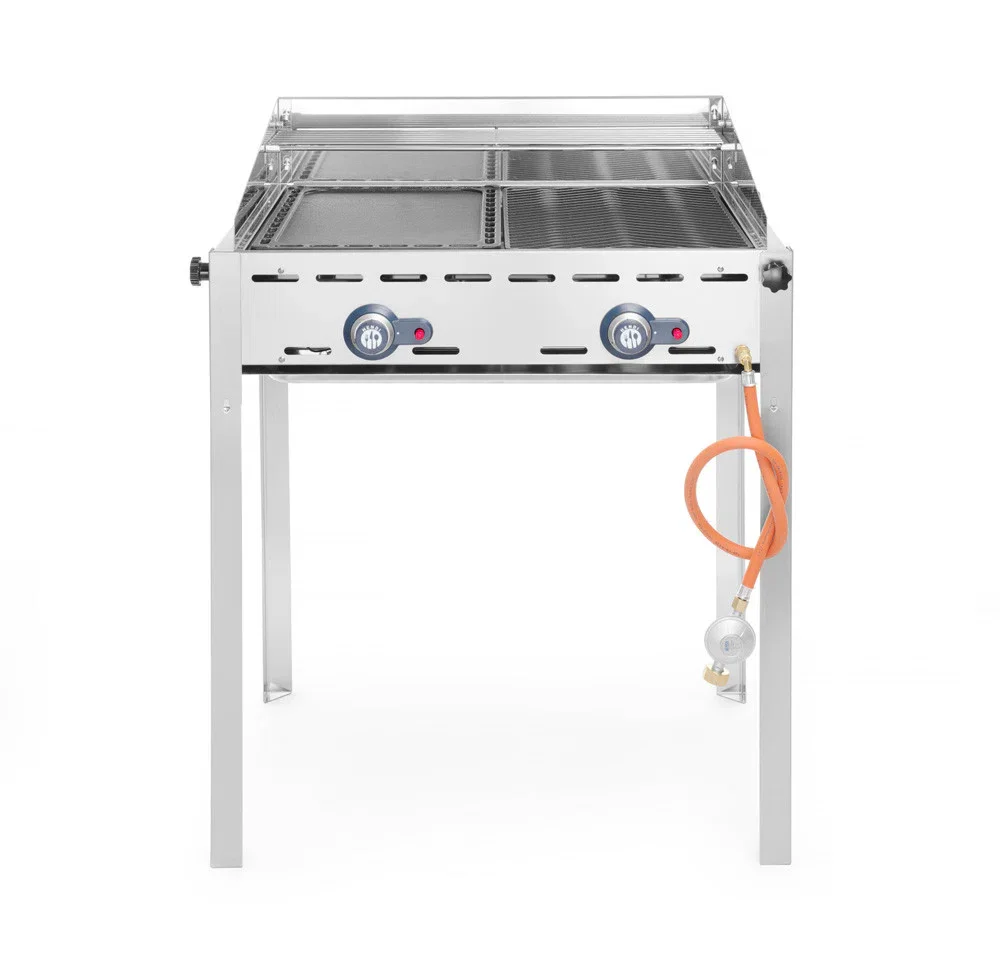 Hendi Gasgrill med 2 brännare – Green fire - Bild 4