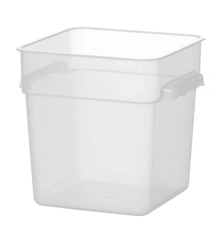 Livsmedelsbehållare med gradering, HENDI, 17,2 l, 290x290x(H)320 mm