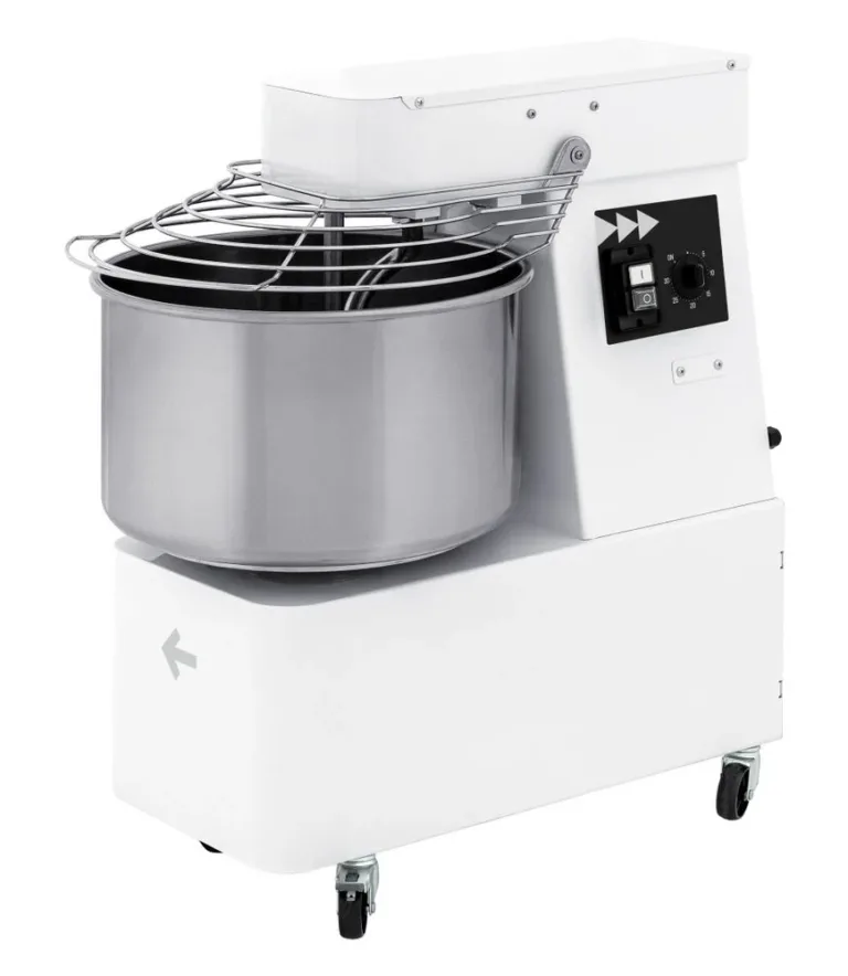 Spiralmixer med fast skål och 2 hastigheter – 32 L, HENDI, 88 kg/h, 400V/1700W, 430x740x(H)820mm