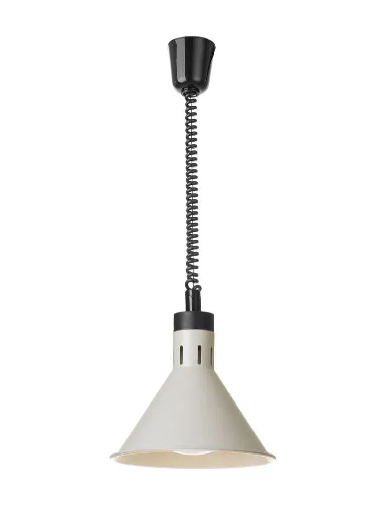 Värmelampa justerbar, HENDI, konisk, vit, 230V/250W, Ø275x(H)250 mm