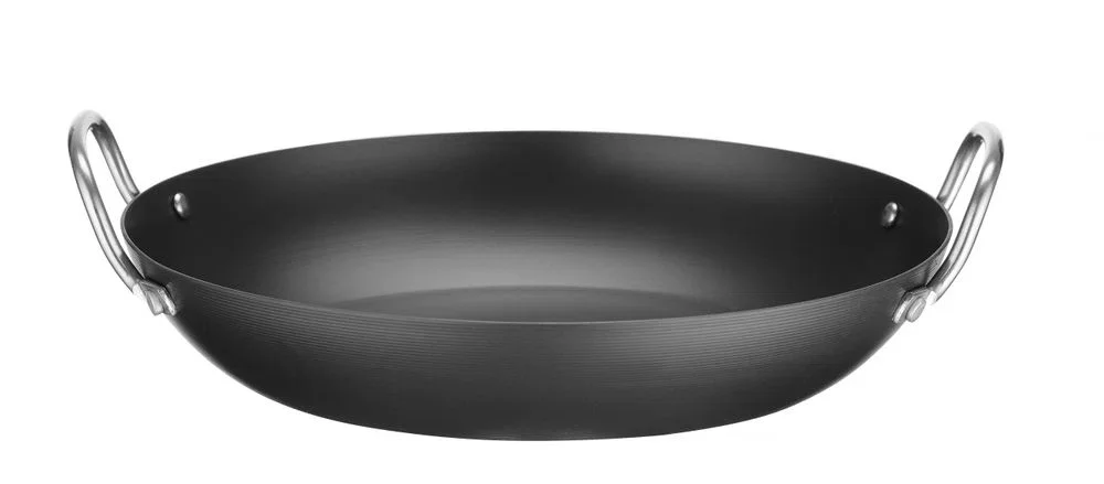 Serveringspanna i kolstål, HENDI, Ø204×240 mm - Bild 3
