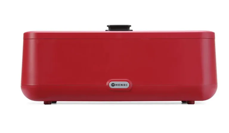 Chafing dish UNIQ, HENDI, röd, 220–240V/700W, 607x402x(H)245 mm