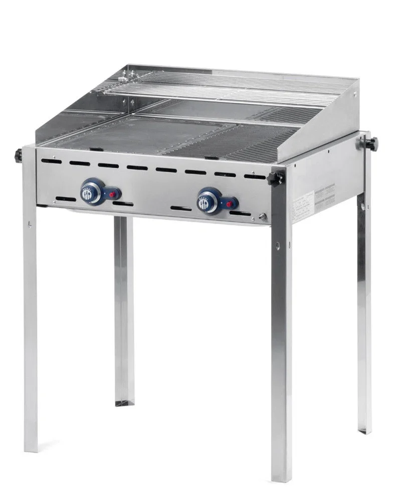 Hendi Gasgrill med 2 brännare – Green fire - Bild 2