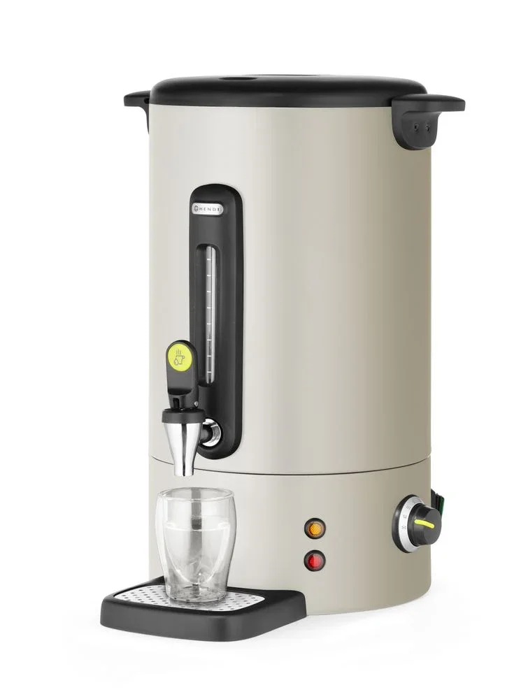 Varmdrycksberedare UNIQ, HENDI, designad av Robert Bronwasser, 16 l, cream, 220–240V/1650W, 357x380x(H)502 mm