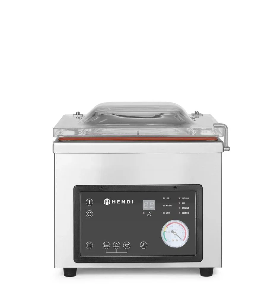 Kammar-vakuumpackare, HENDI, Profi Line, svetslist 260 mm, 230V/370W, 330x480x(H)360 mm