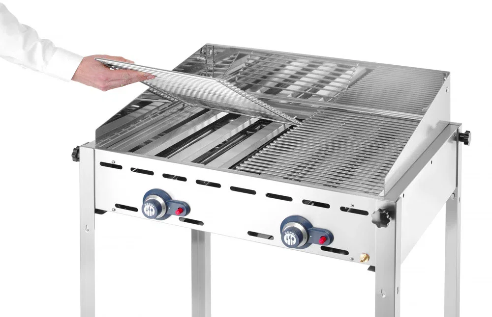Hendi Gasgrill med 2 brännare – Green fire - Bild 5